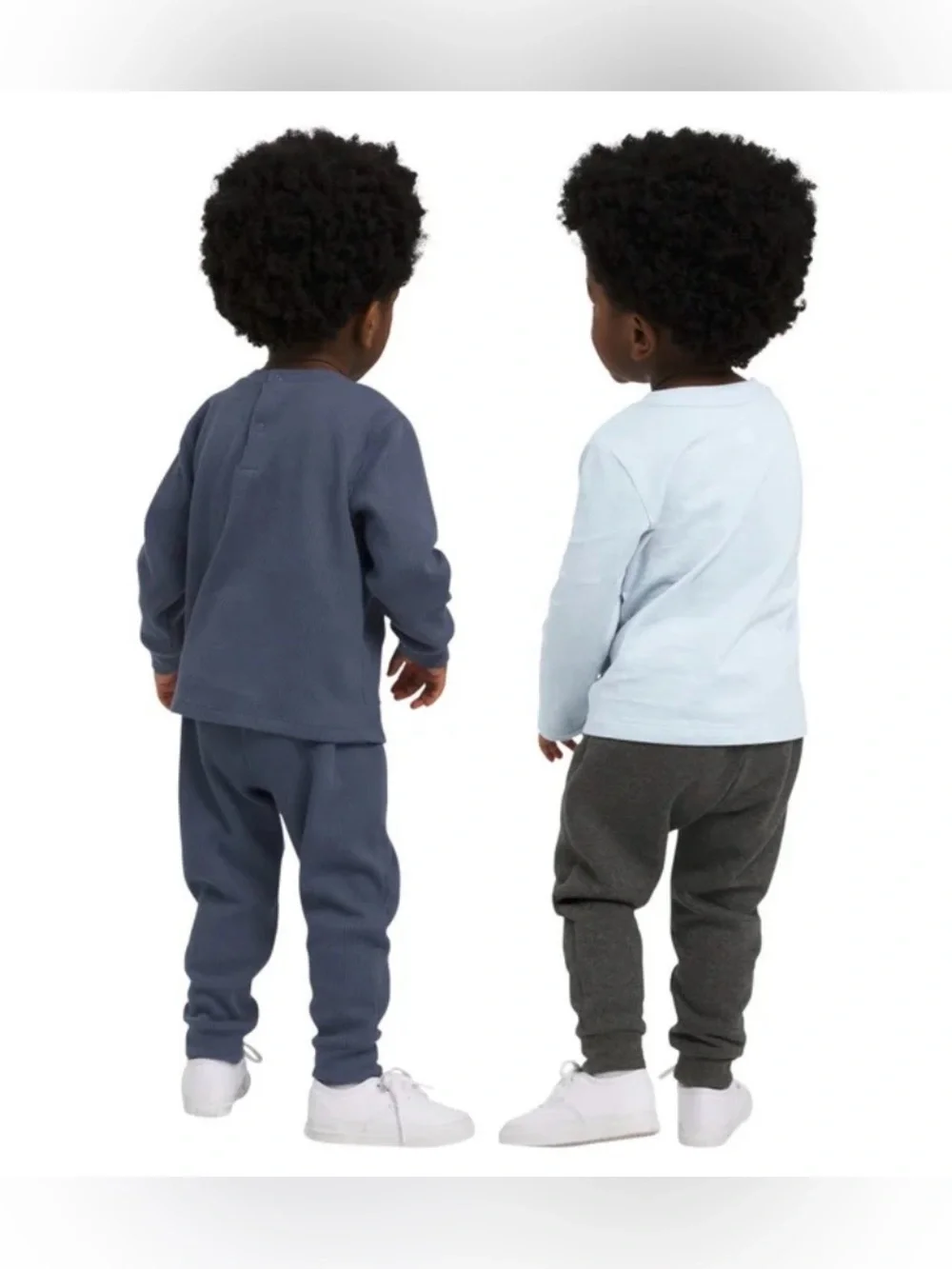 Koala Kids Boys Navy & Light Blue 2-Piece Matching Sets - Space Bear Print